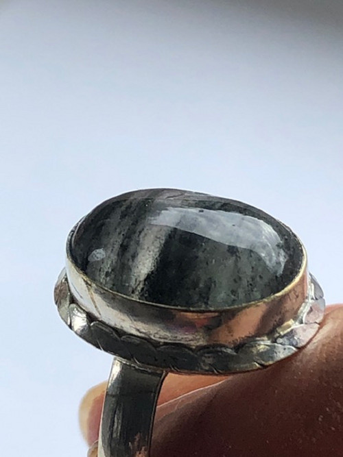 Prsten MOSS AGATE, mechový achát - MYSTERY — foto 2