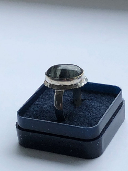 Prsten MOSS AGATE, mechový achát - MYSTERY — foto 6