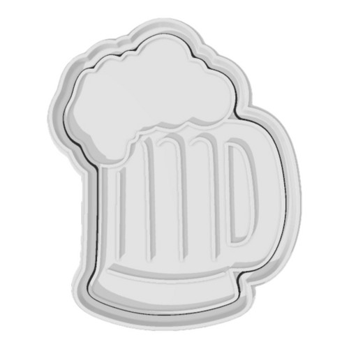 Dvoudílné vykrajovátko - PIVO - půllitr — foto 3