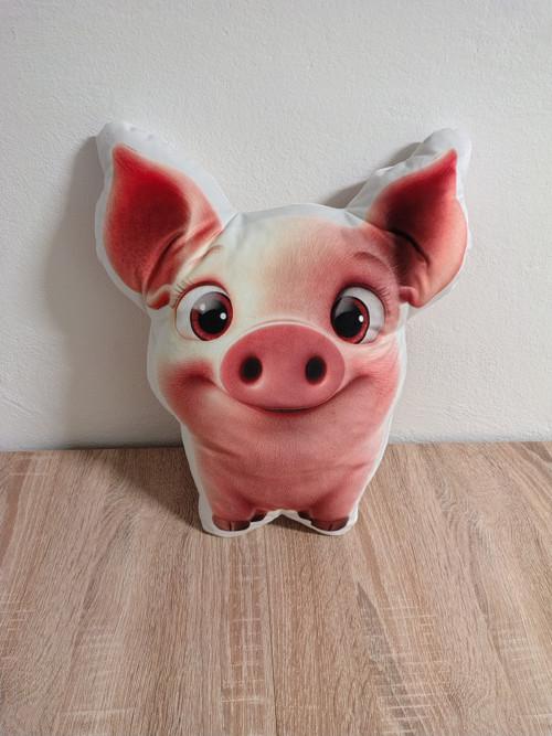 Prasátko - 3D polštář — foto 2