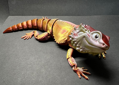 Agama Vousatá - 26 cm - 3D Tisk — foto 2