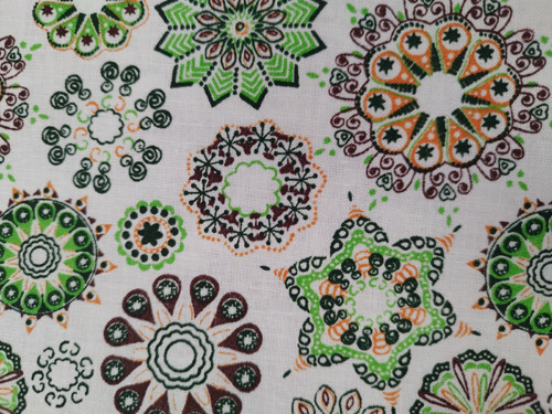 Ubrus 120*140cm MANDALA ZELENÁ — foto 2