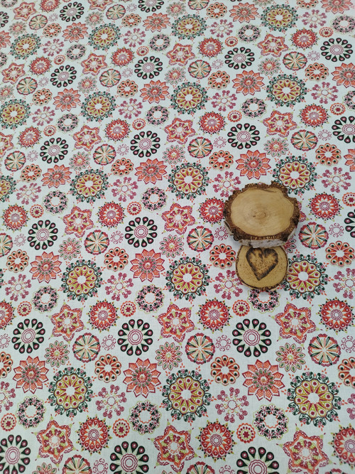 Ubrus 120*140cm MANDALA ČERVENÁ — foto 3