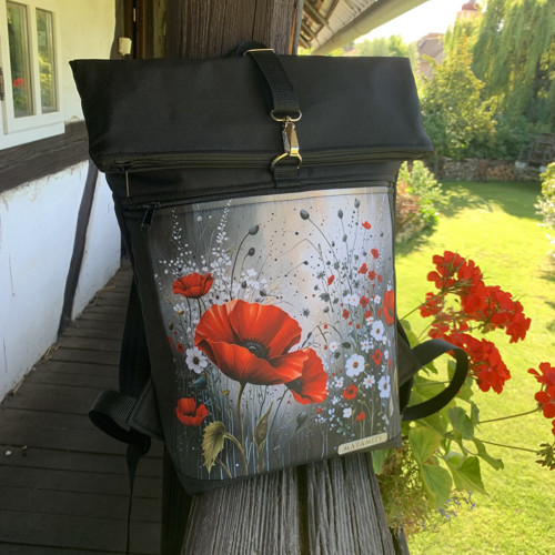 Vlčí mák 4. + přední kapsa na zip — foto 3