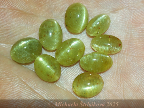 CYMOFÁN / CHRYZOBERYL - náhrdelník — foto 4