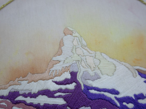 Vyšívaný obraz Matterhorn — foto 3
