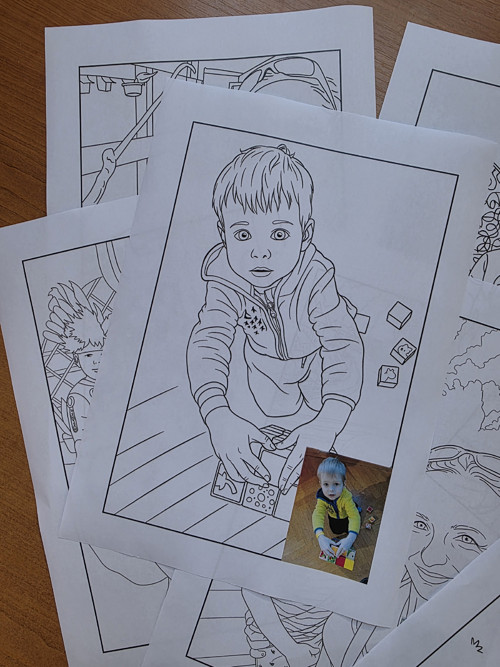 Rodinné personalisované omalovánky — foto 2