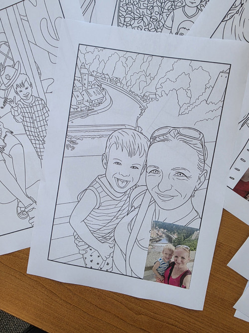 Rodinné personalisované omalovánky — foto 3