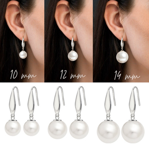 Pearl Drop / Ocel 316 / 1 pár / Průměr 10mm — foto 5