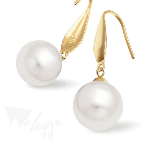 Pearl Drop / Ocel 316 gold / 1 pár / Průměr 10mm — foto 6