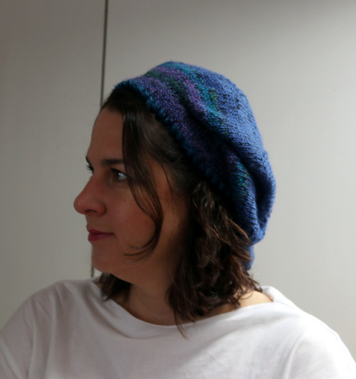 Baret modro-zelený — foto 3