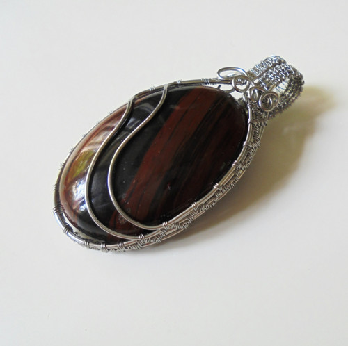 Přívěsek - mahagonový Obsidian /2 — foto 2