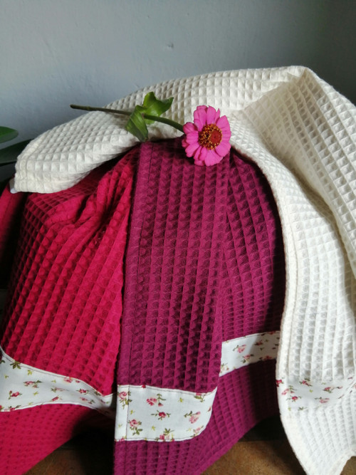 Vaflové utěrky.....romantické 12. — foto 3