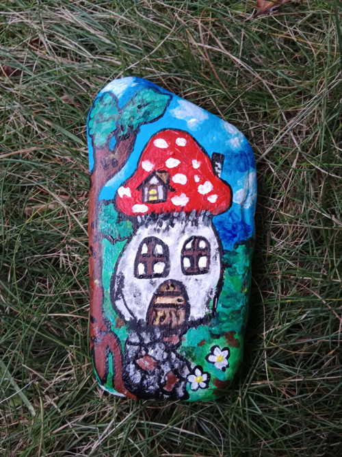 Malovaný kamínek — foto 3