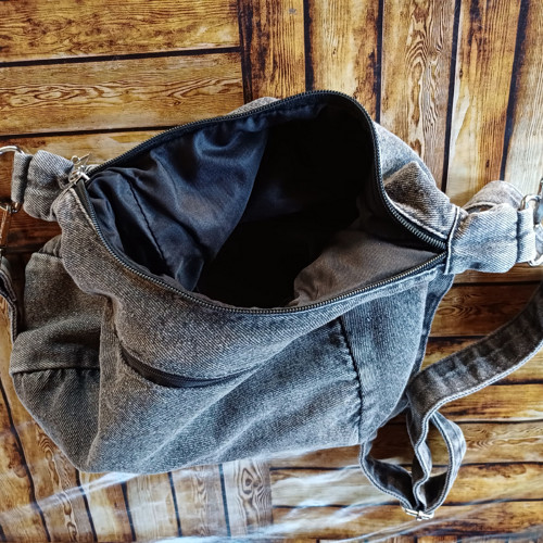 Džínová Kabelka Tmavá — foto 3