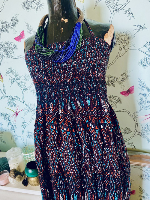Boho šaty vzory indiánské — foto 2
