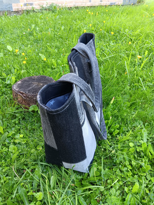 Riflová taška šedá — foto 5