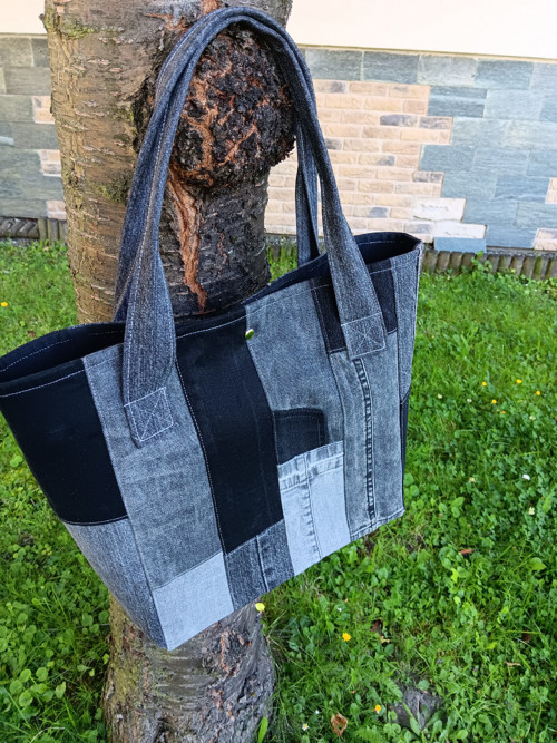 Riflová taška šedá — foto 3