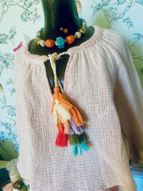 Jupénka boho se střapečky — foto 3