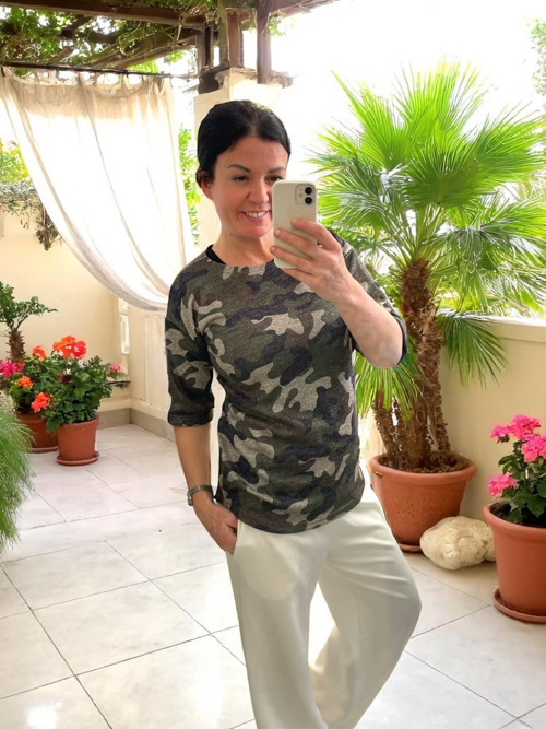 Dámské triko kamufláž M/L — foto 2