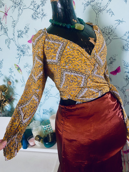 Halenka boho zavinovací — foto 2