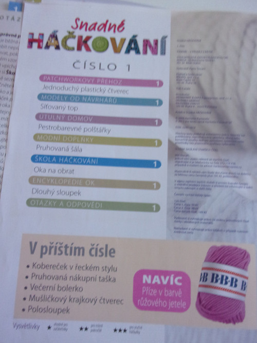 Časopis Snadné háčkovaní č. 1/2012 — foto 6