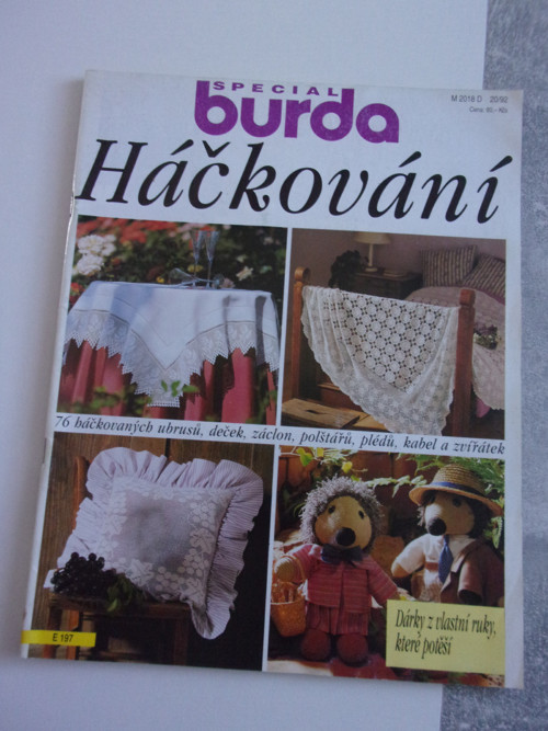 Časopis BURDA č. 20/1992 Háčkování — foto 2
