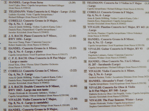 3x CD - Beethoven, Bach, Vivaldi, Corelli a další — foto 5