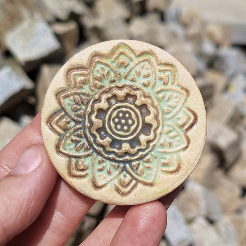 Mandala z keramických komponentů 135 — foto 3
