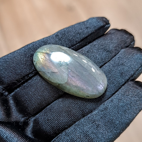 Labradorit, ID 5115, 40x21 mm - výprodej — foto 3