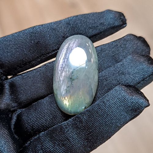 Labradorit, ID 5115, 40x21 mm - výprodej — foto 4