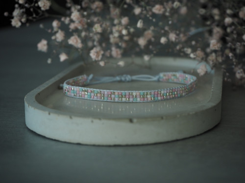 Miyuki tkaný náramek "Pastel II" — foto 5