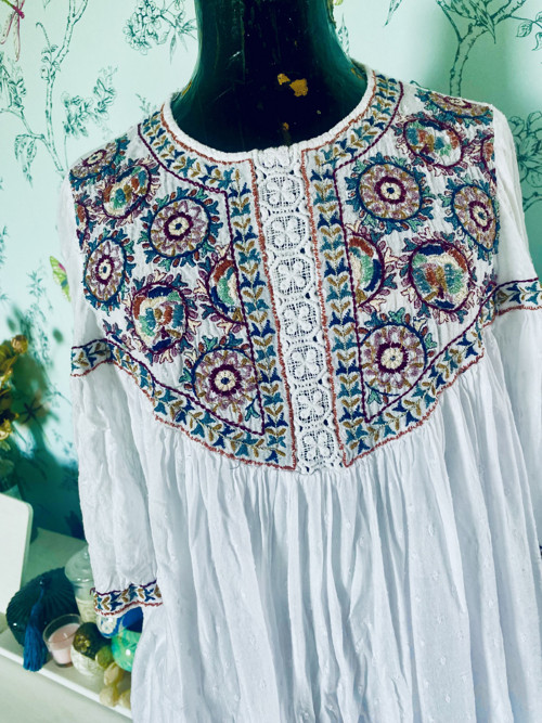 Halenka boho vyšívaná — foto 4