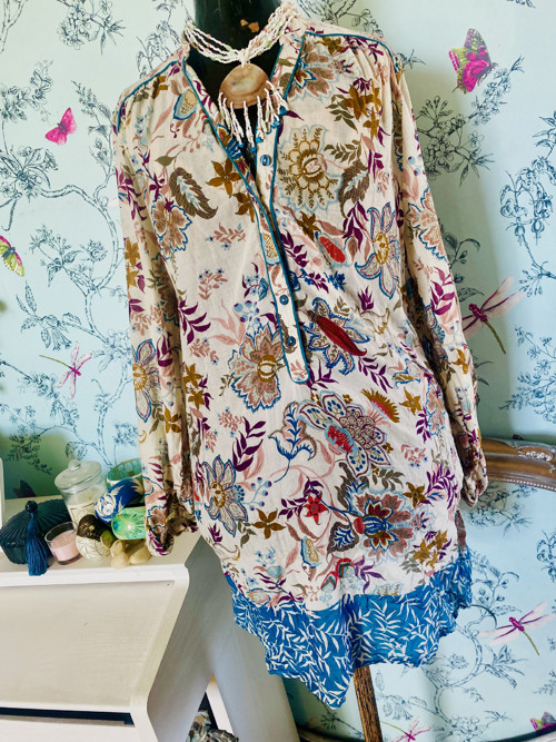 Tunika boho rozkvetlá — foto 3