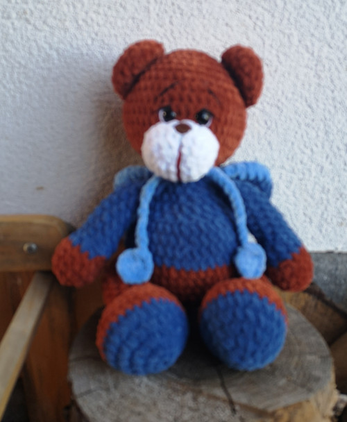 Medvídek s kapucí 36 cm b — foto 2