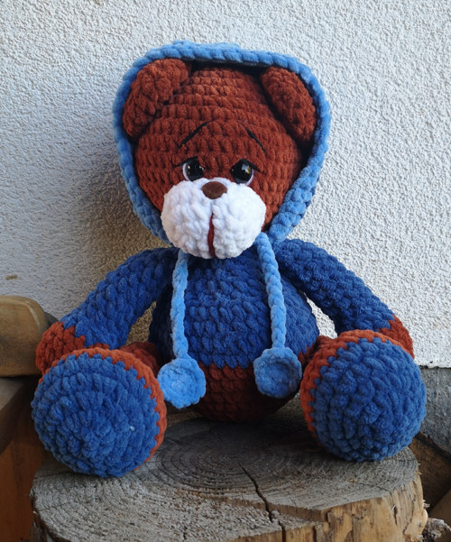 Medvídek s kapucí 36 cm b — foto 4