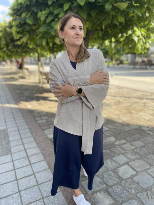 Mušelínové kimono - NIKI — foto 6