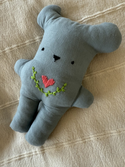 Wide Bubu Bear Grey Embroidered — foto 2