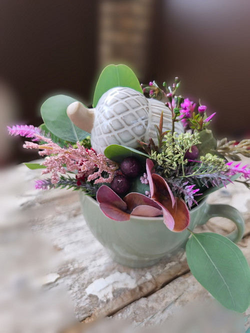 Dekorace na stůl, ikebana — foto 3