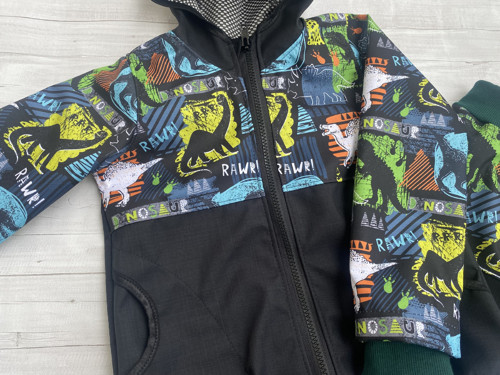 Softshell bunda dětská Dino JARO — foto 2