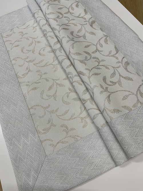 Ubrus 75x75 - Noblesse silver — foto 3