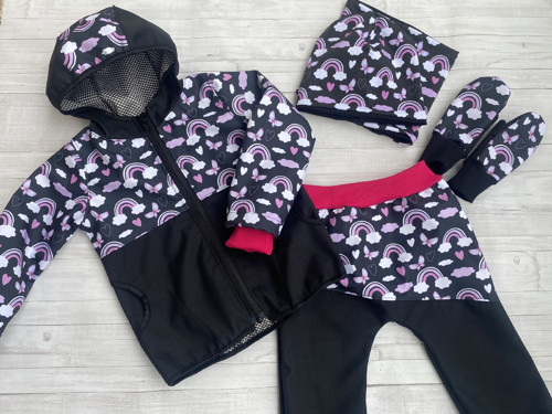 Softshell bunda dětská Duha JARO — foto 2