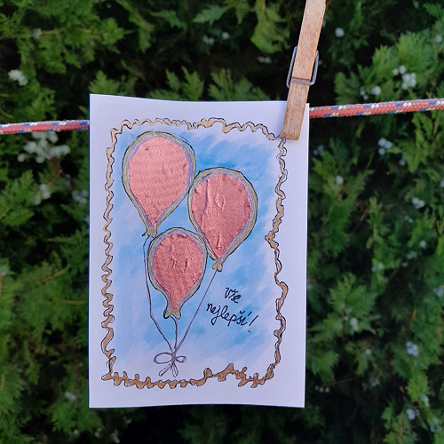 Přání "balonky" — foto 3