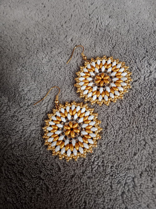Náušnice Mandala Paprsek — foto 2