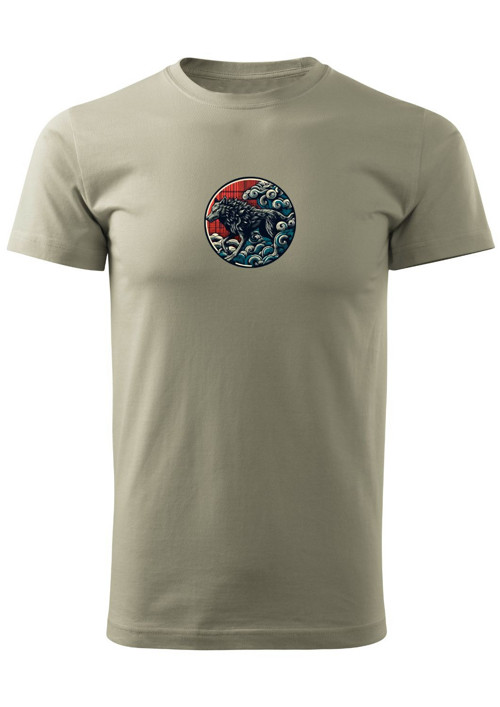 Pánské tričko "Wolf & Ocean" — foto 2
