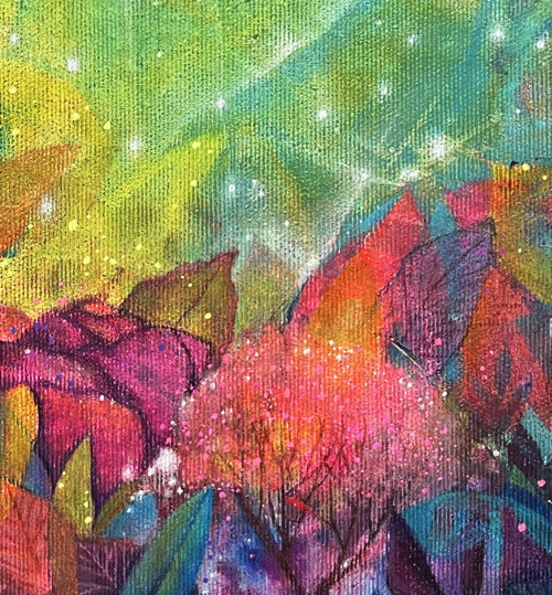 Magická zahrada- 30x30cm — foto 3