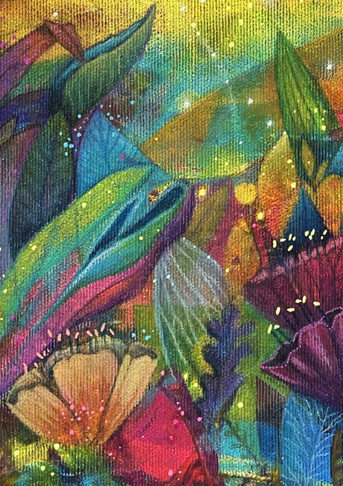 Magická zahrada- 30x30cm — foto 2