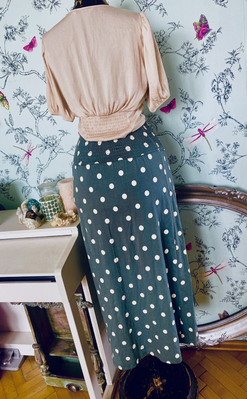 Sukně retro dots puntíky — foto 3