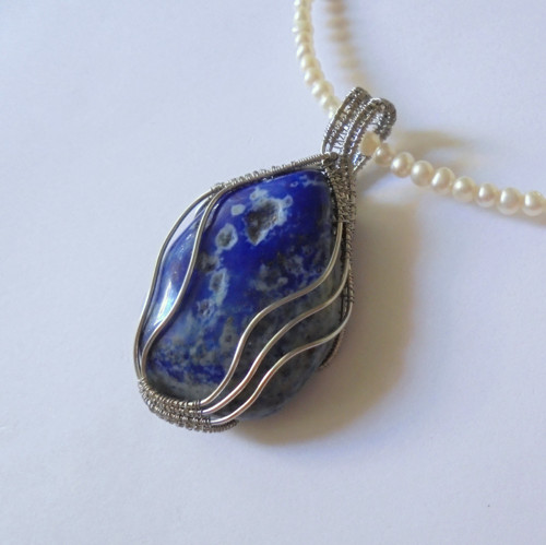 Přívěsek- Lapis lazuli /9 — foto 2