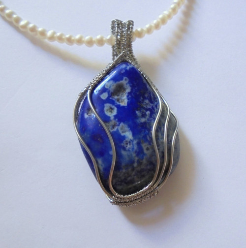 Přívěsek- Lapis lazuli /9 — foto 4